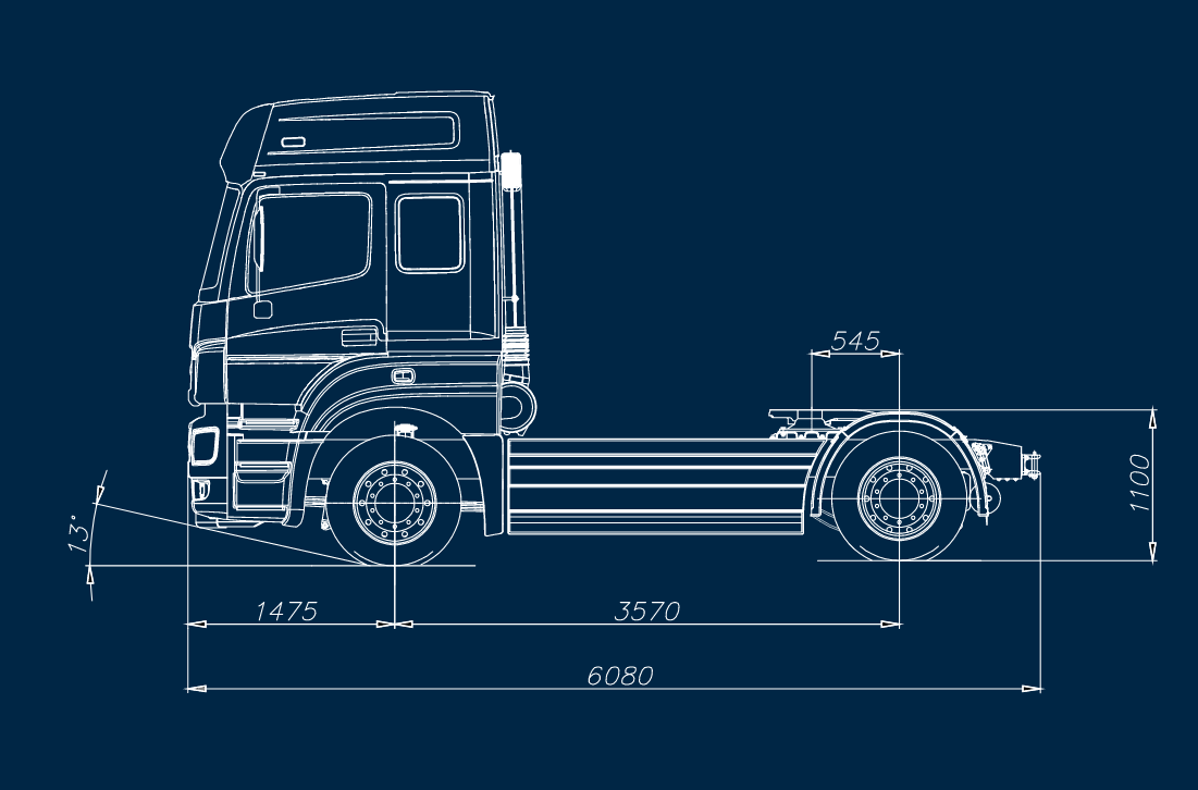 Камаз 5490 чертеж